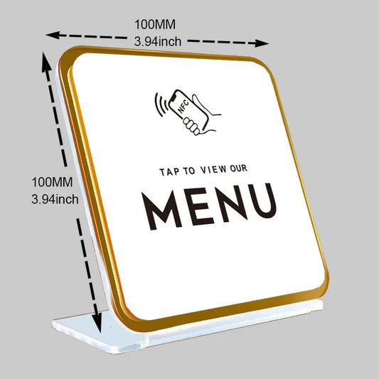 NFC-Hybrid-Restaurant-Tischplatte, NFC-Speisekarte