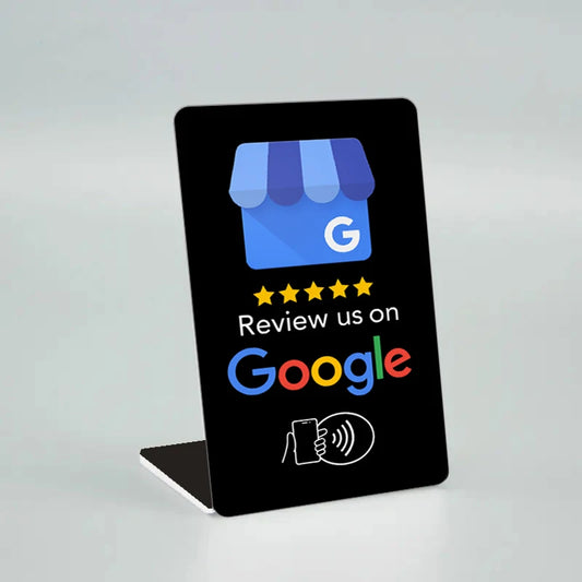 Google Bewertungskarten mit NFC Smart Technik